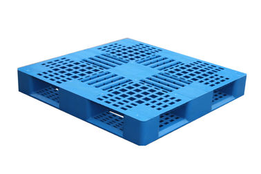 Durable Industrial Plastic Pallet Grid Surface Cross Bottom 1100*1100mm