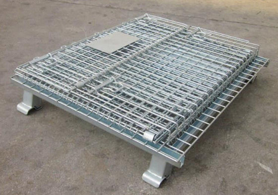 High Visibility Industrial Wire Container with Electro zinc Plated Finish