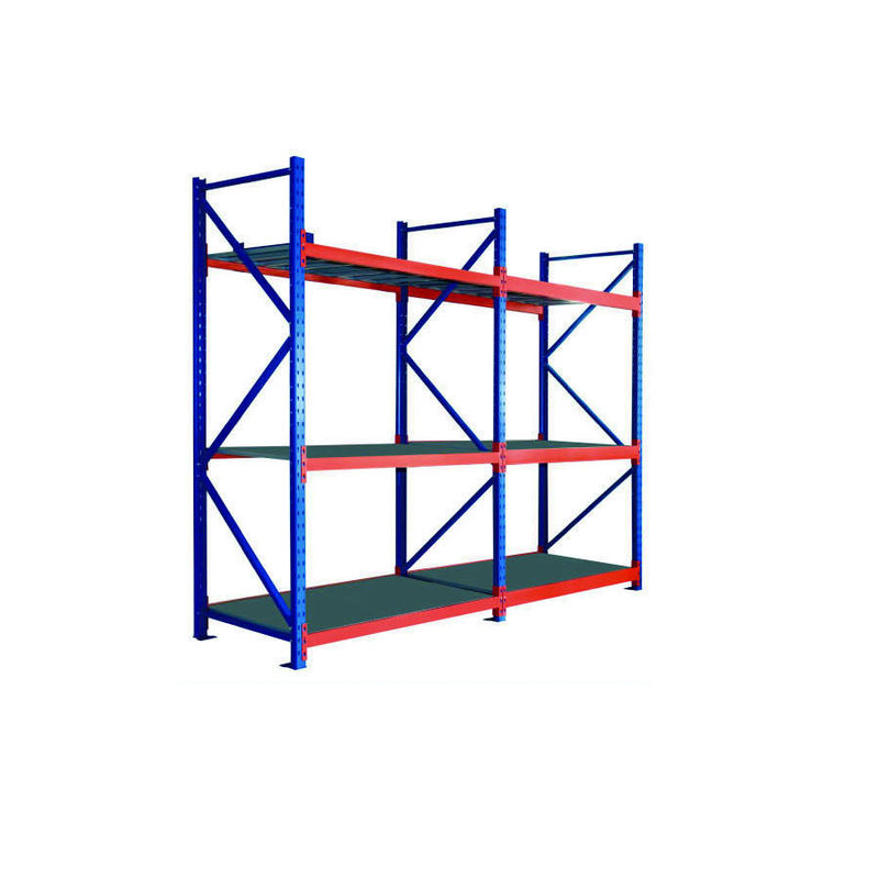 Smooth Surface Warehouse Shelving Rack High Density Metal Pallet Racking